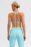 Crisscross Spaghetti Strap Active Cami