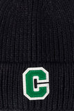 Letter C Patch Cuffed Beanie