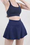 High Waist Pleated Active Skirt