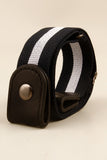 PU Elastic Snap Closure Belt