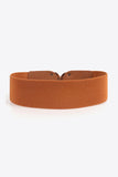 Double D Buckle PU Belt