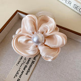 Flower Acrylic Hair Claw Clip