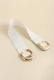 Zinc Alloy Buckle Elastic Wide Belt