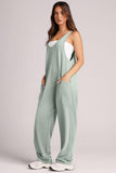 Lovelet Wide Strap Jumpsuit with Pockets