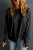 Bonbon Solid Classic Crewneck Pullover Sweatshirt