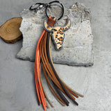 Bull Shape Fringe Key Chain