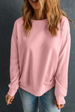 Bonbon Solid Classic Crewneck Pullover Sweatshirt