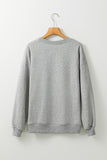 Bonbon Solid Classic Crewneck Pullover Sweatshirt