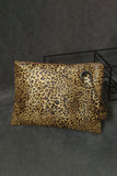 Leopard PU Leather Clutch