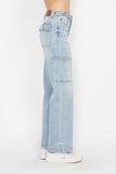 Judy Blue Full Size High Waist Straight Cargo Jeans