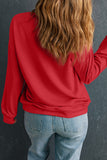 Bonbon Solid Classic Crewneck Pullover Sweatshirt