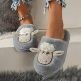 Sheep Round Toe Slippers