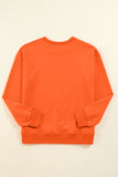 Bonbon Solid Classic Crewneck Pullover Sweatshirt