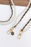 Pearl PU Crossbody Chain