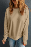 Bonbon Solid Classic Crewneck Pullover Sweatshirt