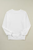 Bonbon Solid Classic Crewneck Pullover Sweatshirt