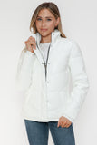 Snobbish Pocketed Zip Up Turtleneck Puffer Jacket