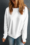 Bonbon Solid Classic Crewneck Pullover Sweatshirt