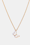 Butterfly Pendant Copper 14K Gold-Plated Necklace