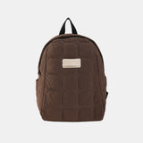 Quilted Polyester Backpack Bag