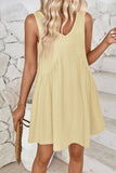 Lovelet Plunge Wide Strap Mini Tank Dress