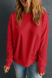 Bonbon Solid Classic Crewneck Pullover Sweatshirt