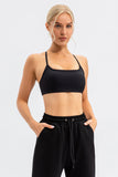 Crisscross Spaghetti Strap Active Cami