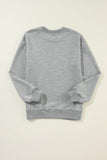 Bonbon Solid Classic Crewneck Pullover Sweatshirt