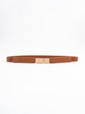 PU Elastic Skinny Belt