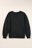 Bonbon Solid Classic Crewneck Pullover Sweatshirt