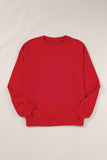 Bonbon Solid Classic Crewneck Pullover Sweatshirt