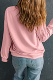 Bonbon Solid Classic Crewneck Pullover Sweatshirt