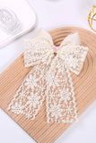 White Lace Bowknot Sweetheart Hair Clip