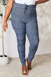 LOVEIT Heathered Drawstring Leggings with Pockets