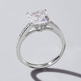 925 Sterling Silver Zircon Ring