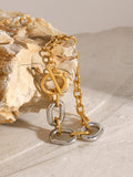 18K Gold-Plated Stainless Steel Chain Bracelet