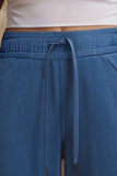 Drawstring Wide Leg Active Pants