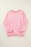 Bonbon Solid Classic Crewneck Pullover Sweatshirt