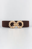 Zinc Alloy Buckle Elastic Belt