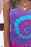 FAM-FAM Printed Scoop Neck Racerback Tank