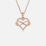 Moissanite 925 Sterling Silver Heart Shape Necklace