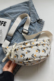 Printed Adjustable Strap Sling Bag