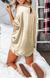 Women's Round Neck Short-Sleeved Pajamas Set