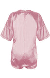 Women's Round Neck Short-Sleeved Pajamas Set