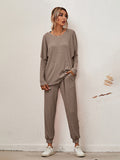 Women's Long-Sleeved Loose Loungewear Pajamas