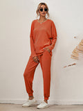 Women's Long-Sleeved Loose Loungewear Pajamas