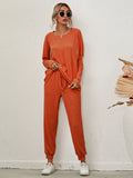 Women's Long-Sleeved Loose Loungewear Pajamas