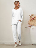 Women's Long-Sleeved Loose Loungewear Pajamas