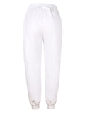 Women's Casual Cotton Loose Pocket Sports Pajama Pants