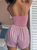 Women's Sexy Camisole + Shorts Pajamas Two-Piece Set